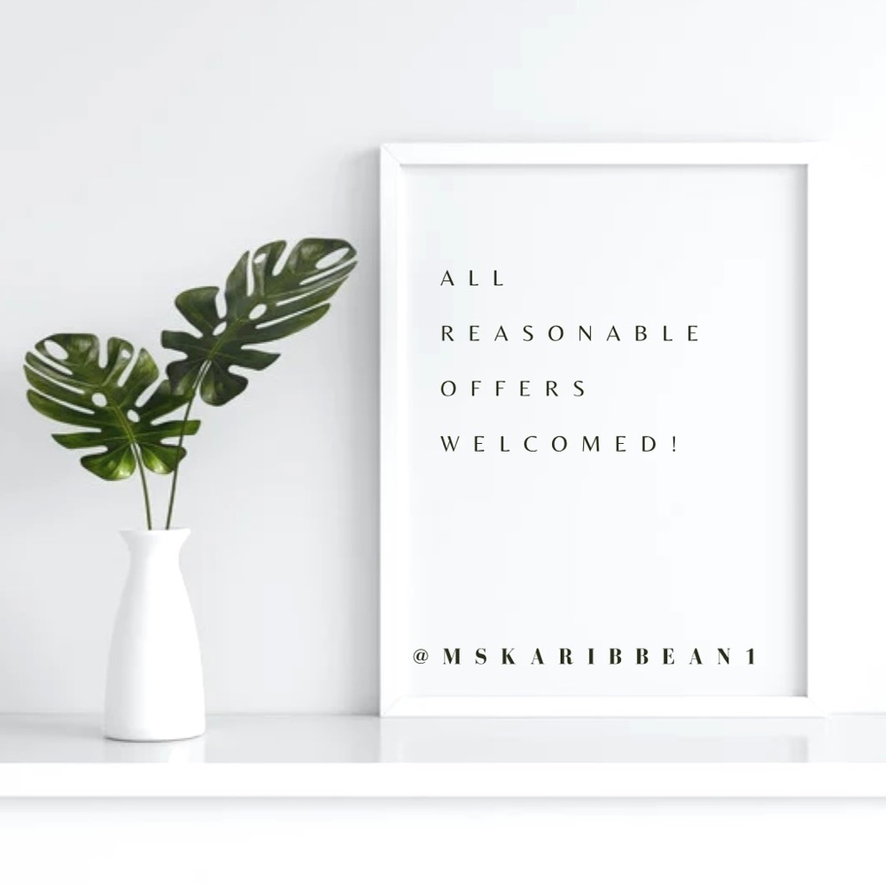 All are welcomed.  So are all reasonable offers!  Happy Poshing! - Picture 2 of 2
